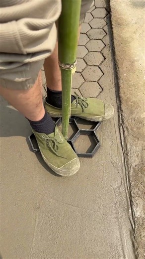 DIY Hexagonal Tile Mold, Easily Create Garden Flooring