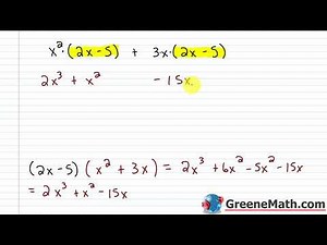 Algebra 1 Lesson #38 How to Factor a Four-Term Polynomial Using Grouping