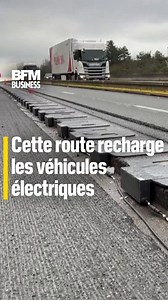 38K views · 263 reactions | Cette route recharge les #véhicules #électriques ⚡ Dans l'#Essonne, une portion de l'autoroute #A10 est transformée pour intégrer une technologie permettant aux véhicules électriques de se recharger simplement en roulant dessus. ️ Léa Araujo | BFM Business | Facebook