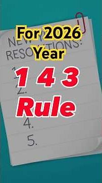 Best Video: How to complete New Year Resolution In 2026 #newyear2026 #shorts
