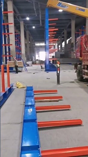 Heavy Duty Cantilever Racking Installation | Warehouse Storage Rack Project