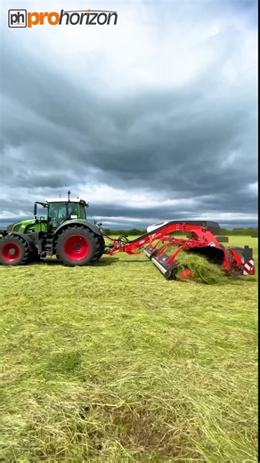 65K views · 951 reactions | Merging grass #agriculture #farming #fendttractror #kuhnmerger | Pro Horizon Farming Content | Facebook