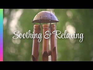 SOOTHING Wooden/Bamboo Wind Chime | Relax, Meditate, De-stress, White Noise, Calming | 3+ Hours