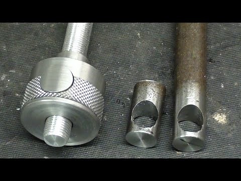 MAGIC PUSH BUTTON QUILL STOP pt 1 #868 tubalcain bridgeport mill