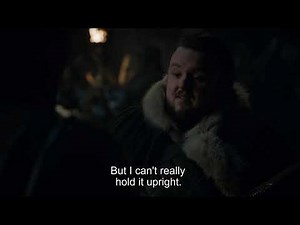 GOT Season 8 E2 - Sam Tarly Gives his family sword(Heartsbane) to Ser Jorah Mormont | With Subtitles
