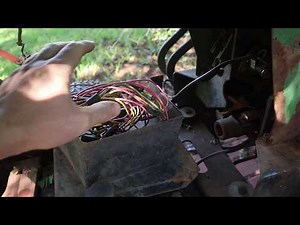 Repairing my small tractor's wiring and doing some prep work.