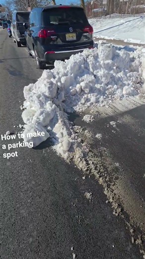 how to plow a parking spot