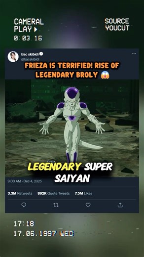 Frieza is Terrified! Rise of Legendary Broly! 😱 #sparkingzero #crashout #knockout