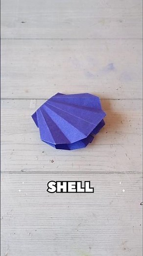 SEA SHELL ORIGAMI TUTORIAL| DIY PAPER SHELL CRAFT STEP BY STEP FOLDING| CUTE SHELL CRAFT| ARTWORK