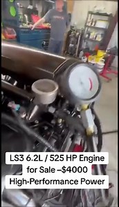 LS3 6.2L / 525 HP Engine for Sale – High-Performance Power Premium LS3 6.2L 525 horsepower engine available for sale. Built on GM’s legendary LS platform, this engine delivers exceptional power, reliability, and throttle response. Ideal for performance builds, restomods, muscle cars, street/strip applications, and custom swaps. Key Features: Engine: LS3 6.2L V8 Output: 525 HP High-flow cylinder heads and aggressive cam profile Excellent torque and high-RPM performance Strong aftermarket support