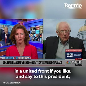 Today we have to come together in a united front and say to this president: Sorry, too many people fought and died to preserve this democracy. You’re not going to destroy it. | Bernie Sanders