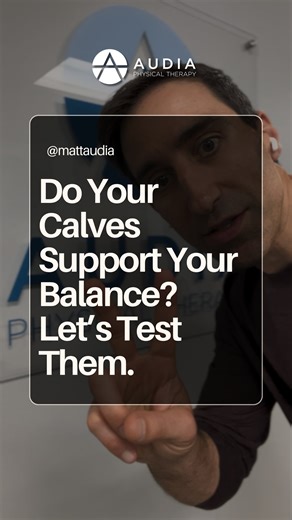 Struggling with weak ankles or unsteady steps? This 2-way calf strength isometric builds the control your legs need for smoother, more confident movement. By pressing down and lifting up slowly, you activate both sides of your calves to improve stability and balance. Stay consistent, stay safe, and keep your mobility strong. Comment “READY” if you’re starting your balance journey! Visit our website for more expert guidance: www.audiaphysicaltherapy.com #fyp #foryou #fbreels #reelsfb #tips #reels