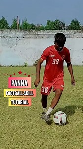 Panna football skill tutorial ⚽🥵❤️ #football #skills #soccer #reels | Sonu Rajbhar