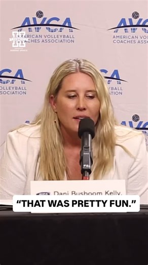 Hail Varsity on Instagram: "DBK was pleased with her team’s performance after a sweep of No. 6 Stanford in the AVCA First Serve Showcase. #GBR | #Huskers"