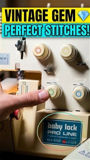 Pure Mechanical Bliss: Baby Lock BL4-428D #Shorts #ASMR #serger #sewing