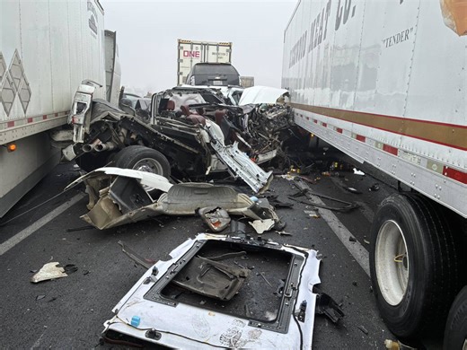California highway closed after dozens of vehicles pile-up: What to know