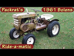 Packrat's 1961 Bolens Ride-a-matic Garden Tractor