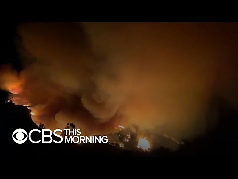 Cave Fire erupts in Santa Barbara, forcing evacuations