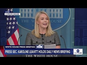 LIVE: White House press briefing