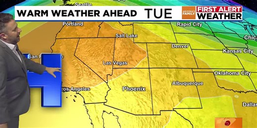 Phoenix dry weather continues with highs near 80 degrees