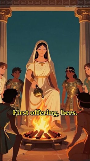 Hestia: The Olympian who gave up her seat #Shorts