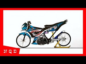 Vẽ Xe Độ || Vẽ Satria - NQĐ