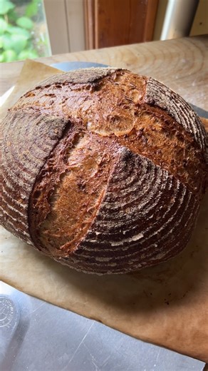 Unleash the tang in this Sourdough Beer Bread: https://bakewith.us/SourdoughBeerBread | King Arthur Baking Company