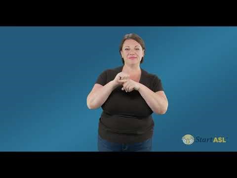 practice training in ASL