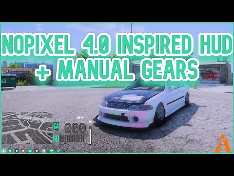 QBCore - NoPixel 4.0 Inspired Hud + Manual Transmission | FREE FiveM Tutorial 2024