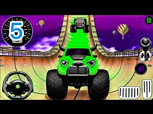 #5Monster Truck Mega Ramp Impossible Driver - Mega Ramp Car Stunt Master Simulator - Android Game
