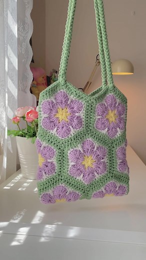 Granny Hexagon Crochet Bag Tutorial