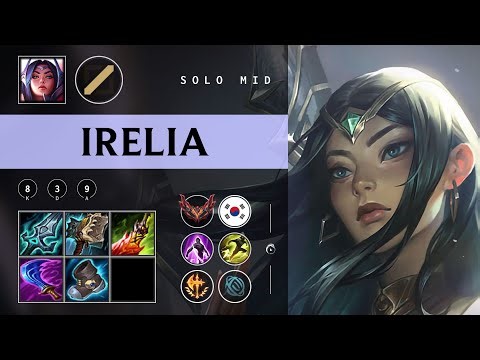 Irelia Mid vs Taliyah - KR Grandmaster Patch 25.24