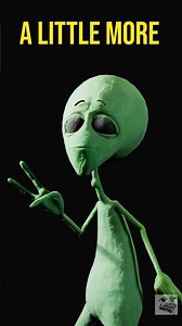 Is This Alien Made of Clay...? #animation #3dcompositing