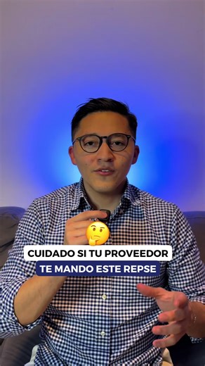 Cuidado si tu proveedor te manda esto como “REPSE” Comenta la palabra REPSE y te enviamos el documento 👊🏻 #educacionfinanciera #contadoresmexico #impuestosmexico