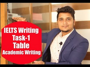 IELTS Writing Task - 1 (Table ) | How to describe Table?