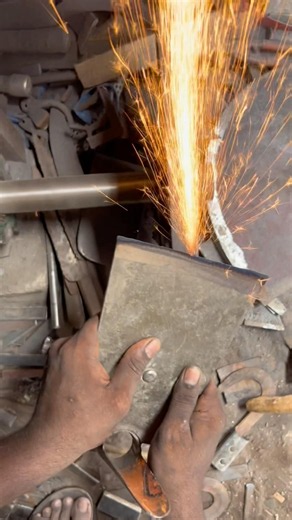 Master Blacksmith Turns a New Hoe into a Razor-Sharp Farming Tool! 😱⚒️ #shorts