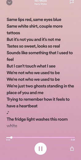 Two Ghosts Lyrics Video