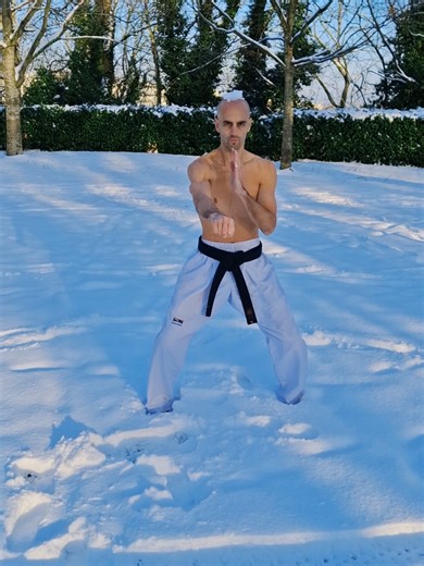 Entrainement Netero ! ❄️👊 #netero #neige #mangaanime #pourtoi