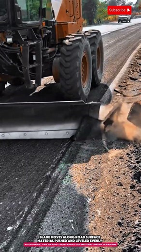 Motor Grader 3.7 m Blade Road Leveling Asphalt Edge Smoothing Construction Machine