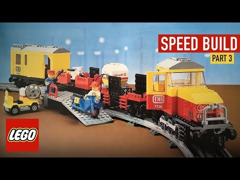 [Part 3] Watch This 1985 Vintage LEGO® Trains Set Come Together!