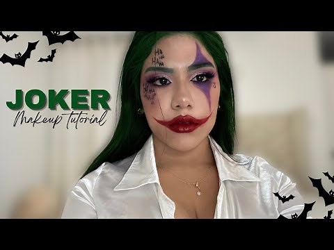 JOKER MAKEUP TUTORIAL ⋆˚ 𝜗🐈‍⬛𝜚˚⋆ | Step-by-step makeup | Jandra