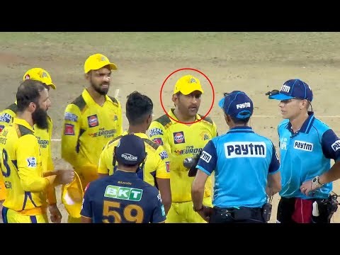 Huge Drama Ms Dhoni argument with umpires in LIVE Match When Umpires Stopped Pathirana to bowl vs gt