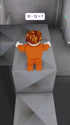 Thanos 9,999IQ escape BARRY'S PRISON RUN 😎#roblox #shorts