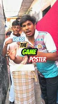 Guess the game by poster 🎮 | Part-2 | game | #challenge #games #shorts