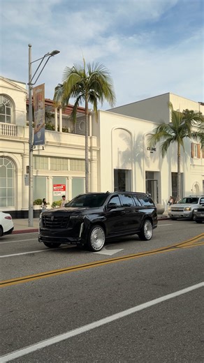 A modified Cadillac Escalade-V on Rodeo Drive is hard to miss, especially with its supercharged V8 rumble echoing through Beverly Hills. With a current market value around $140,000–$160,000, the Escalade-V stands as one of the most powerful luxury SUVs on the market. Custom wheels, aero, or exhaust mods only make its presence even more dramatic on the iconic street. This build turns a flagship Cadillac into a true celebrity-spec cruiser. #Cadillac #carspex #fblifestyle | CarSpex