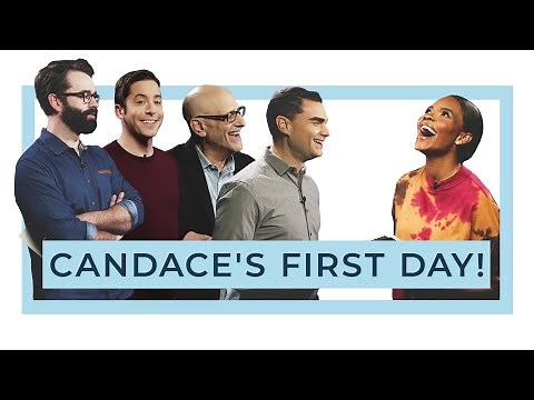 Candace's First Day at The Daily Wire!