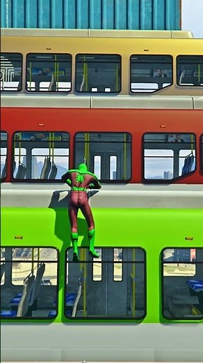 GTA 5 Epic Spiderman Ragdolls | Jumps / Fails ep.1328 #shorts