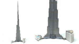 Burj Khalifa Augmented Reality (AR) 3D Model