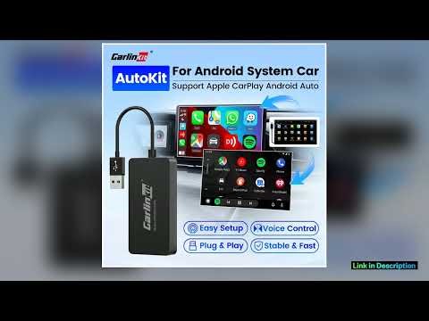 CarlinKit CCPA Wireless CarPlay Android Auto USB Dongle For Aftermarket Android System Car Radio