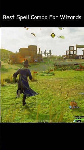 Best Spell Combo For Wizards in Hogwarts Legacy #ps5 #gaming #harrypotter